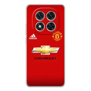 Силиконовые Чехлы принт Футбол на Xiaomi Redmi Note 15 Pro 5G (Man United)