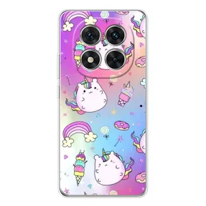 Чехол Unicorn на Xiaomi Redmi Note 15 Pro 5G (Радуга и Единорог)