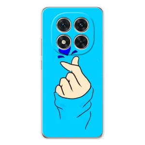 Чехлы (Знак сердечка) на Xiaomi Redmi Note 15 Pro 5G (Сердце на синем)