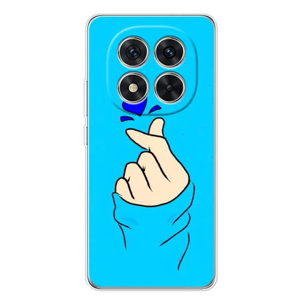 Чехол с рисунком «Сердце на синем» для Xiaomi Redmi Note 15 Pro 5G