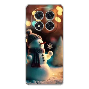 Чехлы на Новый Год Xiaomi Redmi Note 15 Pro 5G (Снеговик праздничный)
