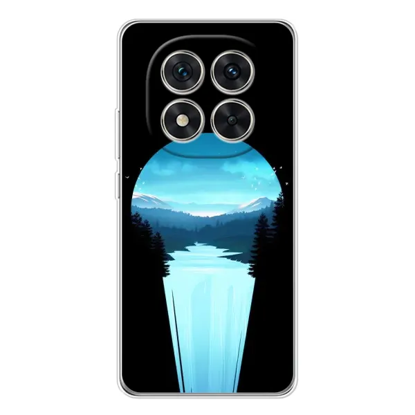 Чехол с рисунком «Синий Водопад» для Xiaomi Redmi Note 15 Pro 5G