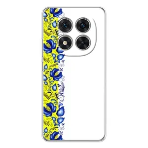 Силиконовый Чехол на Xiaomi Redmi Note 15 Pro 5G с картинкой Вышиванки (Желто-синяя вышиванка)
