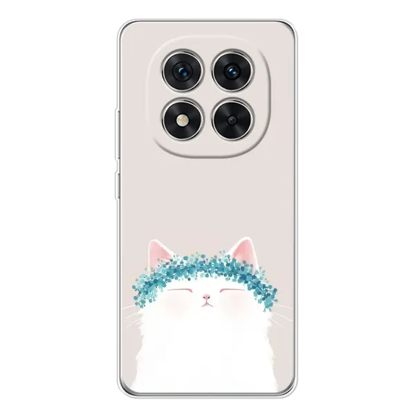 Чехол с рисунком «Белый котик» для Xiaomi Redmi Note 15 Pro Plus Чехол с рисунком «Белый котик» для Xiaomi Redmi Note 15 Pro Plus