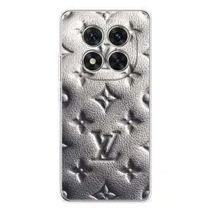 Текстурный Чехол Louis Vuitton для Редми Ноте 15 Про Плюс (Бежевый ЛВ)