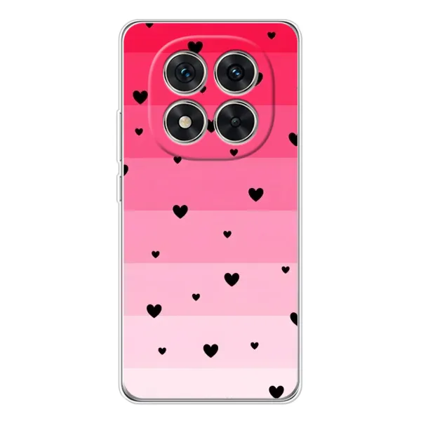 Чехол с рисунком «Чорные сердечки» для Xiaomi Redmi Note 15 Pro Plus Чехол с рисунком «Чорные сердечки» для Xiaomi Redmi Note 15 Pro Plus