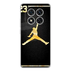 Силиконовый Чехол Nike Air Jordan на Редми Ноте 15 Про Плюс (Джордан 23)