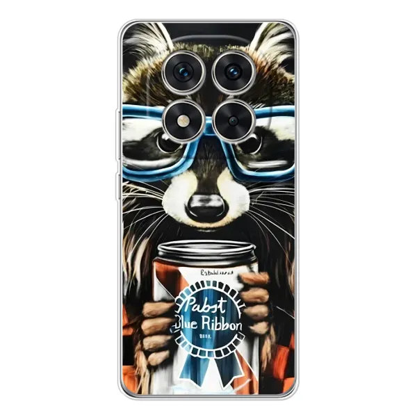 Чехол с рисунком «Енот в очках» для Xiaomi Redmi Note 15 Pro Plus Чехол с рисунком «Енот в очках» для Xiaomi Redmi Note 15 Pro Plus
