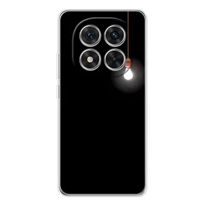 Чохол з картинками на чорному фоні для Xiaomi Redmi Note 15 Pro Plus (Лампочка)