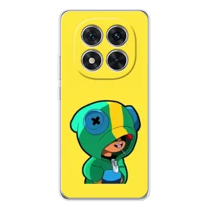 Чехол Бравл Старс для Xiaomi Redmi Note 15 Pro Plus (Леон (LEON))