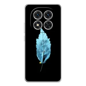 Чохол з картинками на чорному фоні для Xiaomi Redmi Note 15 Pro Plus (Листя)
