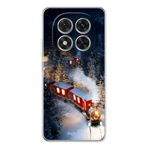 Силиконовый бампер на рождество для Xiaomi Redmi Note 15 Pro Plus (Поезд)