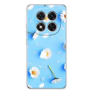 Чохол з Квітами для Xiaomi Redmi Note 15 Pro Plus (ромашки на блакитному)