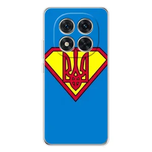 Чохол з картинкою (Патріотичний ГЕРБ) на Xiaomi Redmi Note 15 Pro Plus (Герб - супер герой)