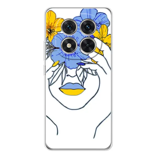Чехол с рисунком «Украинка на всю голову» для Xiaomi Redmi Note 15 Pro Plus Чехол с рисунком «Украинка на всю голову» для Xiaomi Redmi Note 15 Pro Plus