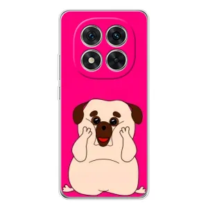 Чохол (ТПУ) Милі песики для Xiaomi Redmi Note 15 Pro Plus (Веселий Мопсік)