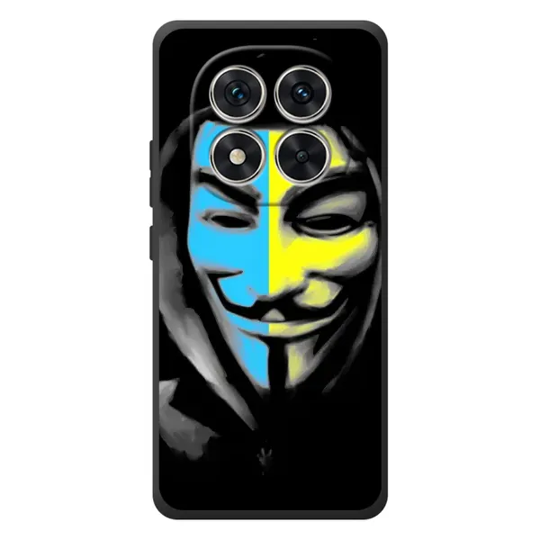 Чехол с рисунком «Анонимус патриот» для Xiaomi Redmi Note 15 Pro Чехол с рисунком «Анонимус патриот» для Xiaomi Redmi Note 15 Pro