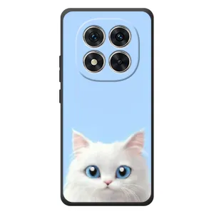 Чехол на тематику: Коты для Xiaomi Redmi Note 15 Pro (Белый кот)