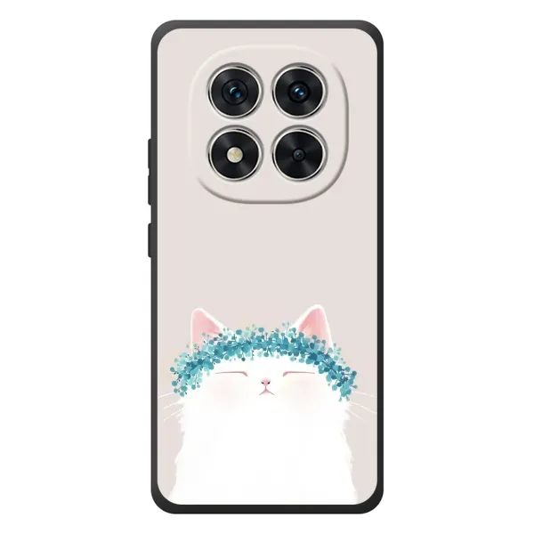 Чехол с рисунком «Белый котик» для Xiaomi Redmi Note 15 Pro Чехол с рисунком «Белый котик» для Xiaomi Redmi Note 15 Pro