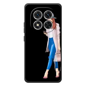 Чехол с картинкой Модные Девчонки Xiaomi Redmi Note 15 Pro (Девушка со смартфоном)