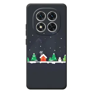 Силиконовый бампер на рождество для Xiaomi Redmi Note 15 Pro (Город зимний)