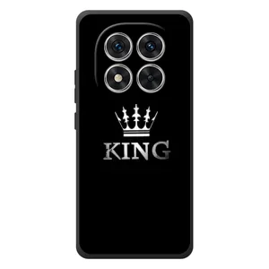 Чехол (Корона на чёрном фоне) для Редми Ноте 15 Про (KING)