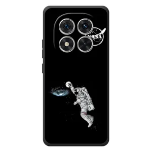Силиконовый бампер с принтом "Наса" на Xiaomi Redmi Note 15 Pro (Космонавт баскетболист)