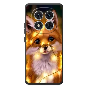 Чехол с Лисичкой для Xiaomi Redmi Note 15 Pro (Новогодний лисенок)
