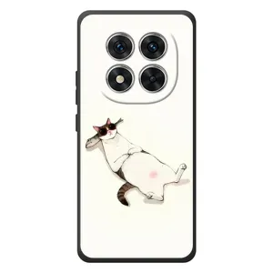 Чехол на тематику: Коты для Xiaomi Redmi Note 15 Pro (Отдых)