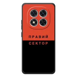 Чехлы УПА (Красно-Чёрный) на Xiaomi Redmi Note 15 Pro (Правый Серктор)