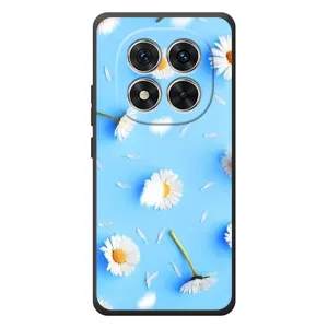 Чехол с Цветами для Xiaomi Redmi Note 15 Pro (ромашки на голубом)