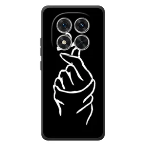 Чехлы (Знак сердечка) на Xiaomi Redmi Note 15 Pro (Сердце на черном)