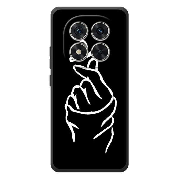 Чехол с рисунком «Сердце на черном» для Xiaomi Redmi Note 15 Pro Чехол с рисунком «Сердце на черном» для Xiaomi Redmi Note 15 Pro