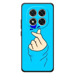Чехлы (Знак сердечка) на Xiaomi Redmi Note 15 Pro (Сердце на синем)