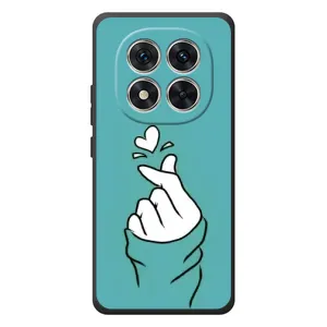 Чохол (Знак сердечка) для Xiaomi Redmi Note 15 Pro (Сердечко на бірюзовому)