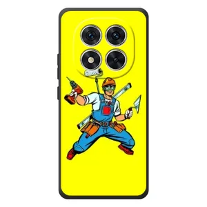 Силиконовый бампер (Работники) на Xiaomi Redmi Note 15 Pro (Строитель)