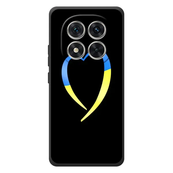 Чехол с рисунком «Украинское сердце» для Xiaomi Redmi Note 15 Pro Чехол с рисунком «Украинское сердце» для Xiaomi Redmi Note 15 Pro