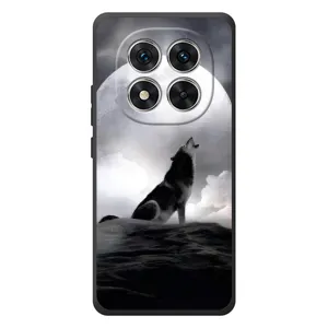 Чехол с Волком на Xiaomi Redmi Note 15 Pro (Волк и луна)