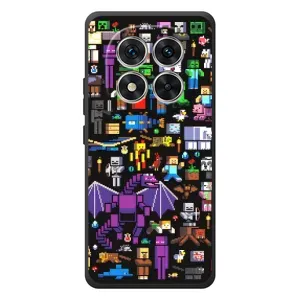 Чохол майнкрафт для Xiaomi Redmi Note 15 Pro (Усі персонажі)