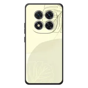 Чехол цветочный дизайн для Xiaomi Redmi Note 15 Pro (Зелёный фон)