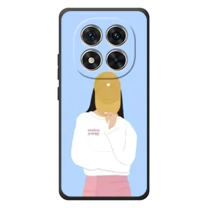 Силиконовый Чехол на Xiaomi Redmi Note 15 Pro с картинкой Стильных Девушек (Желтая кепка)