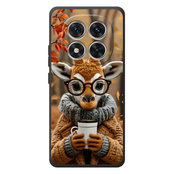 Чехол с рисунком «Жираф с кофе» для Xiaomi Redmi Note 15 Pro Чехол с рисунком «Жираф с кофе» для Xiaomi Redmi Note 15 Pro