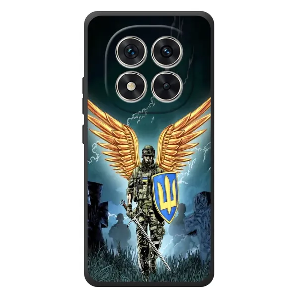 Чехол с рисунком «ЗСУ з крильями» для Xiaomi Redmi Note 15 Pro