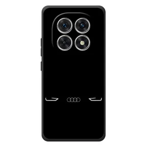 Силиконовый бампер с картинкой машины на Xiaomi Redmi Note 15 (Силует Audi)