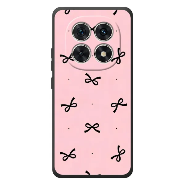 Чехол с рисунком «Черные бантики» для Xiaomi Redmi Note 15 Чехол с рисунком «Черные бантики» для Xiaomi Redmi Note 15