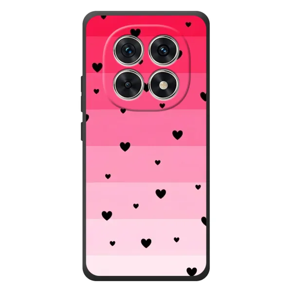 Чехол с рисунком «Чорные сердечки» для Xiaomi Redmi Note 15 Чехол с рисунком «Чорные сердечки» для Xiaomi Redmi Note 15