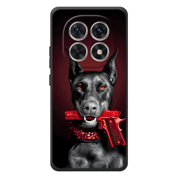 Чехол с рисунком «Доберман злой» для Xiaomi Redmi Note 15 Чехол с рисунком «Доберман злой» для Xiaomi Redmi Note 15