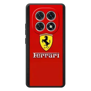 Силиконовый бампер с картинкой машины на Xiaomi Redmi Note 15 (Ferrari Logo)