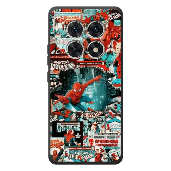 Чехол с рисунком «Комиксы Человек Паук» для Xiaomi Redmi Note 15 Чехол с рисунком «Комиксы Человек Паук» для Xiaomi Redmi Note 15