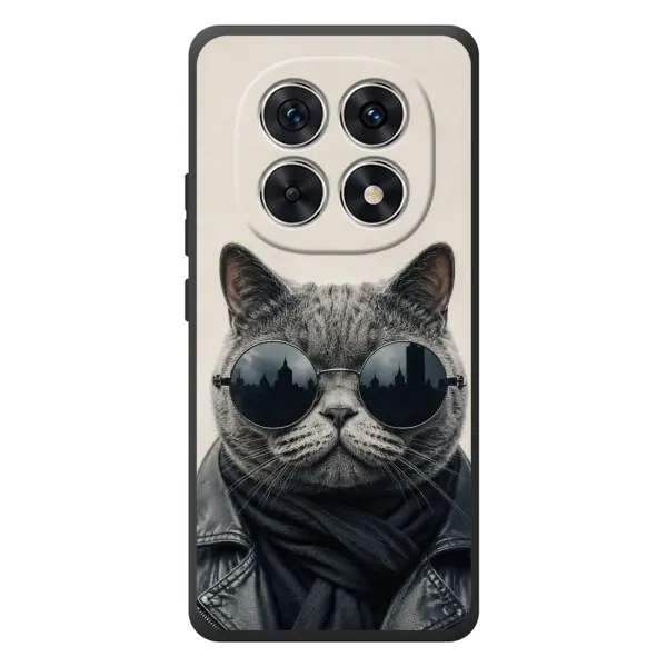 Чехол с рисунком «Модный кот» для Xiaomi Redmi Note 15 Чехол с рисунком «Модный кот» для Xiaomi Redmi Note 15